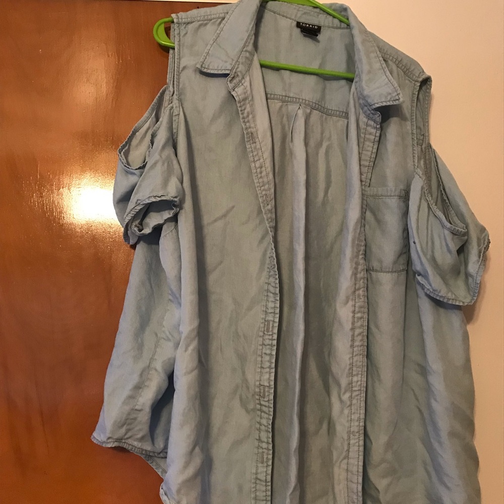 Torrid denim shirt